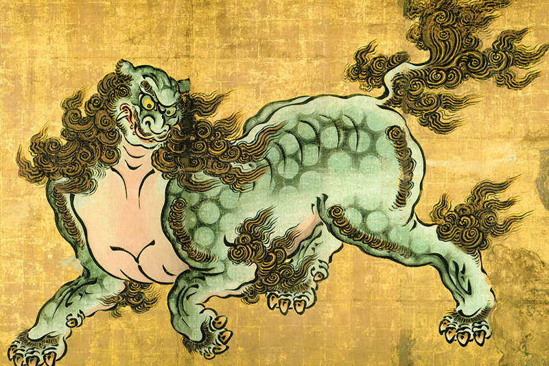 唐獅子図屏風　狩野山楽筆／一般社団法人日本文化芸術の礎